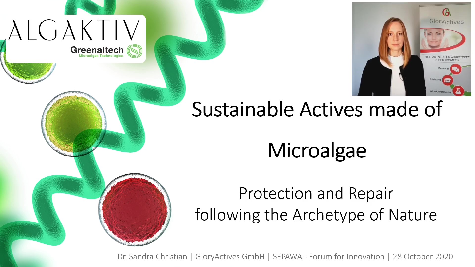 GloryActives SEPAWA2020 Presentation Microalgae