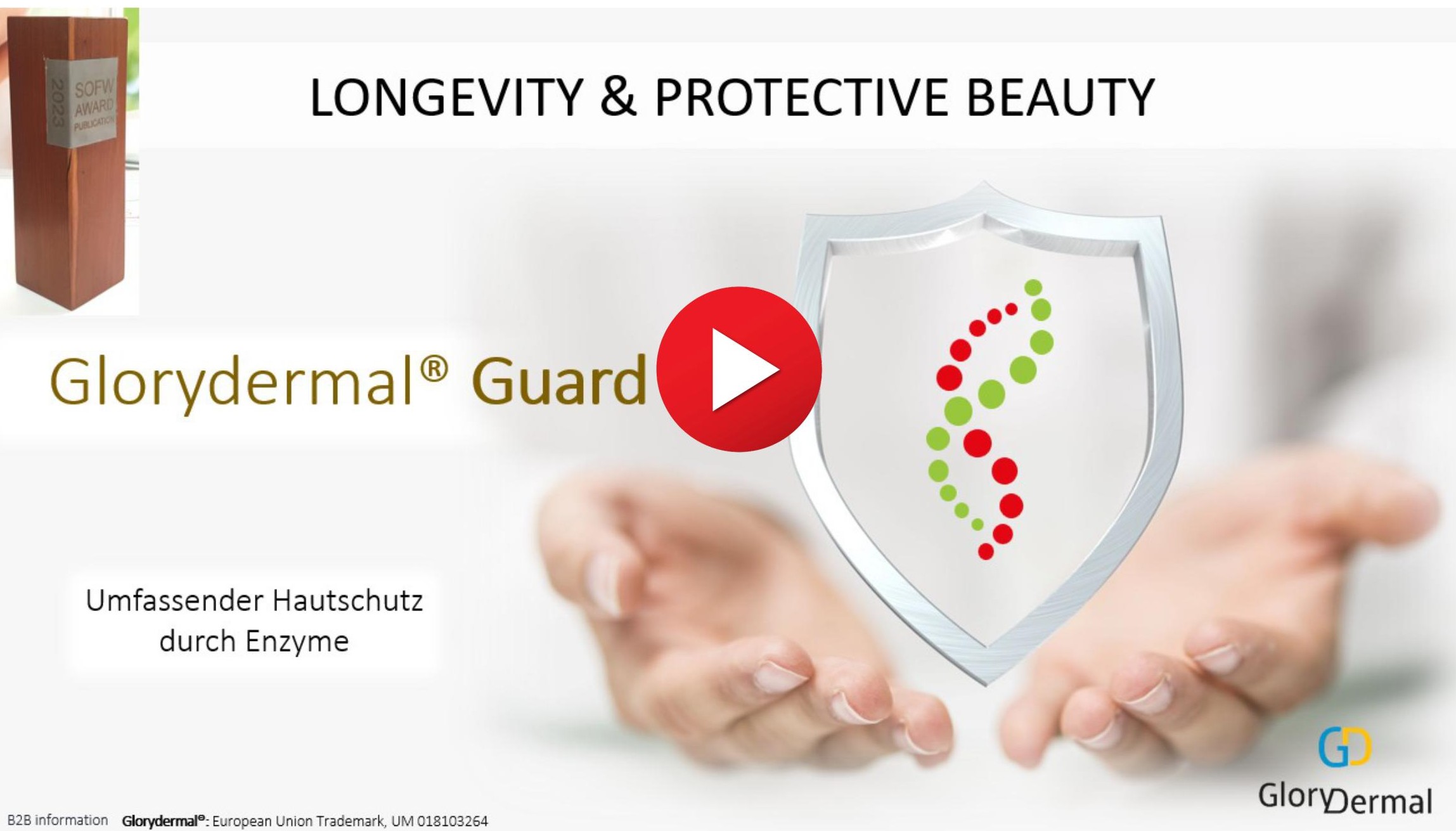 Umfassender Hautschutz mit dem Wirkstoff Glorydermal Guard