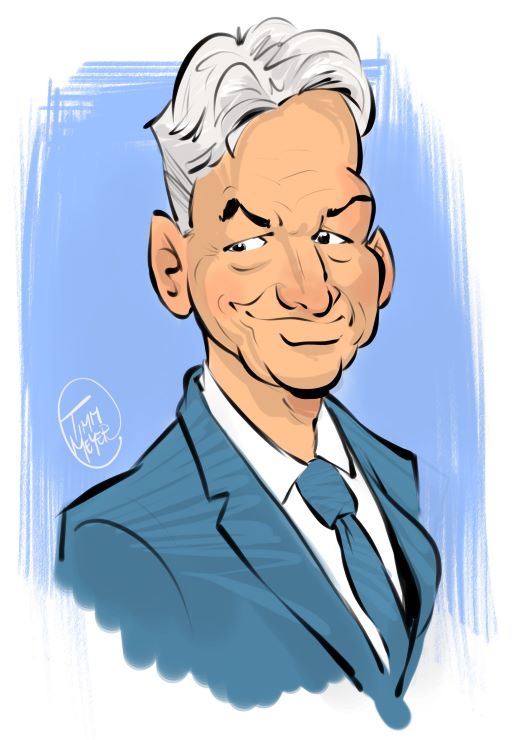 Holger Plate Karikatur Holger Plate-Technical Sales Director