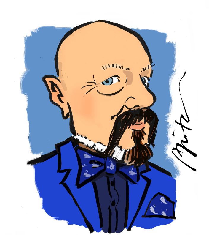 Dr. Volker Krug Karikatur Dr. Volker Krug-Geschäftsführer